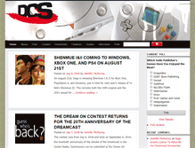 Tablet Screenshot of dreamcast-scene.com